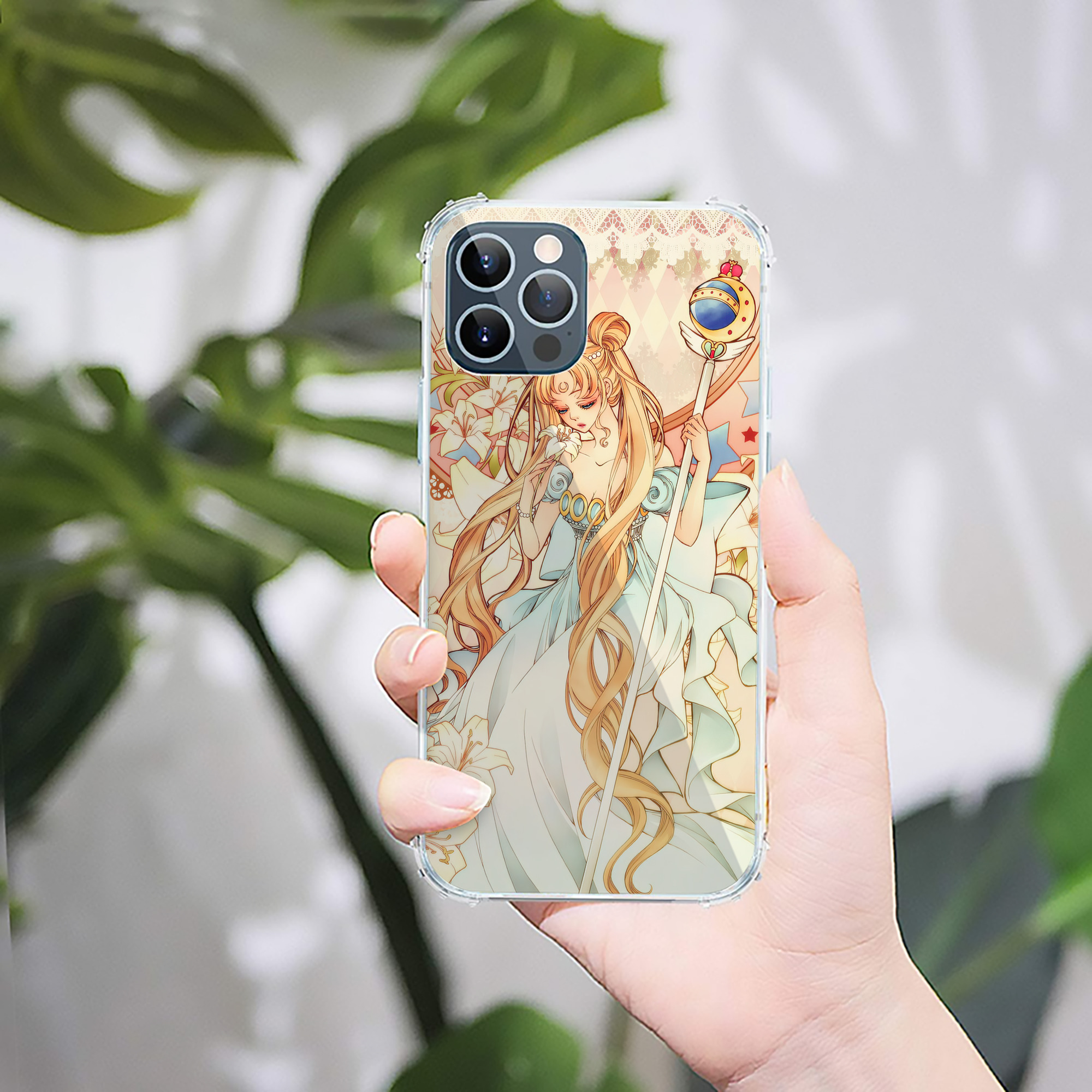 （画像用） 美少女戦士セーラームーン Sailor Moon 【iPhone 12シリーズ対応】透明スマホケース（クリアソフトケース）